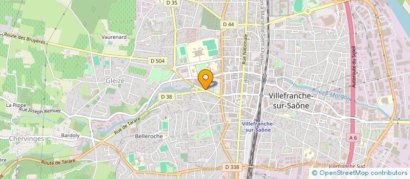 localisation de l'entreprise MADAME ALICIA BODRY  VILLEFRANCHE-SUR-SAONE