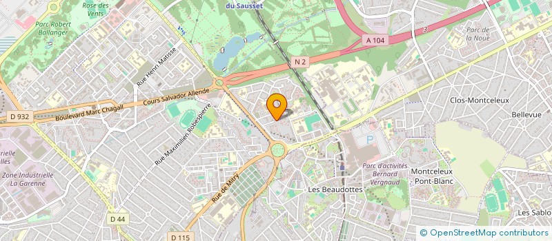 localisation de l'entreprise MADAME ALICIA BONINE à AULNAY-SOUS-BOIS