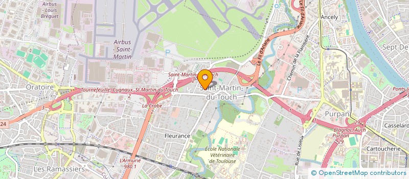 localisation de l'entreprise MADAME ALICIA BOULOGNE  TOULOUSE
