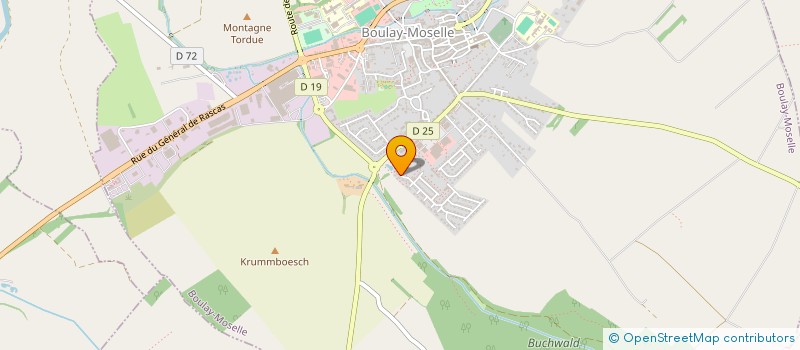 localisation de l'entreprise MADAME ALICIA BOURG  BOULAY-MOSELLE