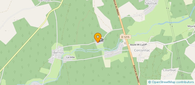 localisation de l'entreprise MADAME ALICIA BREGILLE  SAINT-LAURENT-MEDOC