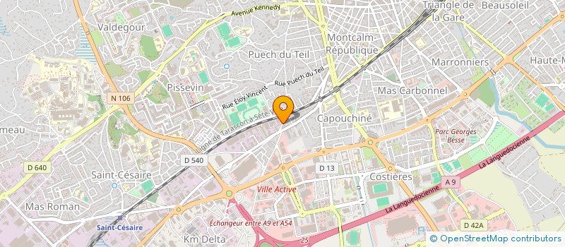 localisation de l'entreprise MADAME ALICIA BROCHARD  NIMES