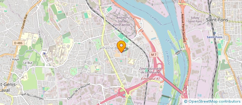 localisation de l'entreprise MADAME ALICIA BROSSE  OULLINS-PIERRE-BENITE