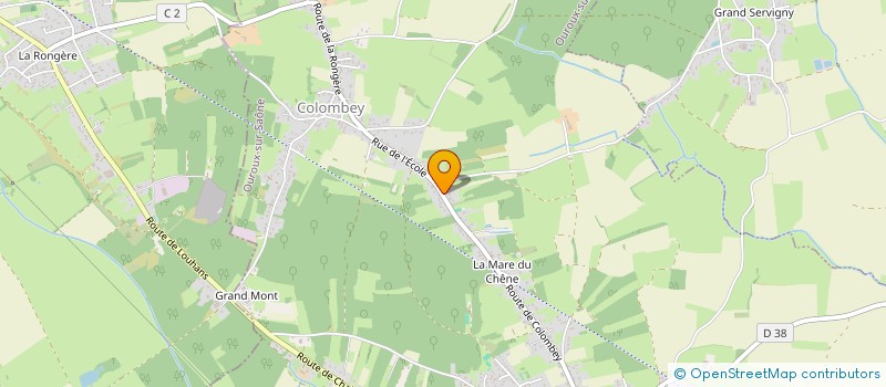 localisation de l'entreprise MADAME ALICIA CADOT  OUROUX-SUR-SAONE