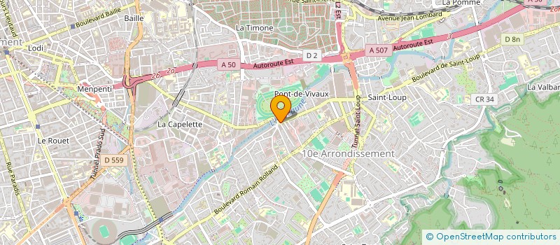 localisation de l'entreprise MADAME ALICIA CALVANI à MARSEILLE