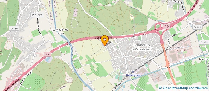 localisation de l'entreprise MADAME ALICIA CAMPE  GALLARGUES-LE-MONTUEUX