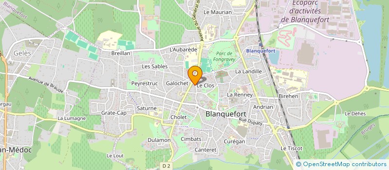 localisation de l'entreprise MADAME ALICIA CAPDEVILLE à BLANQUEFORT