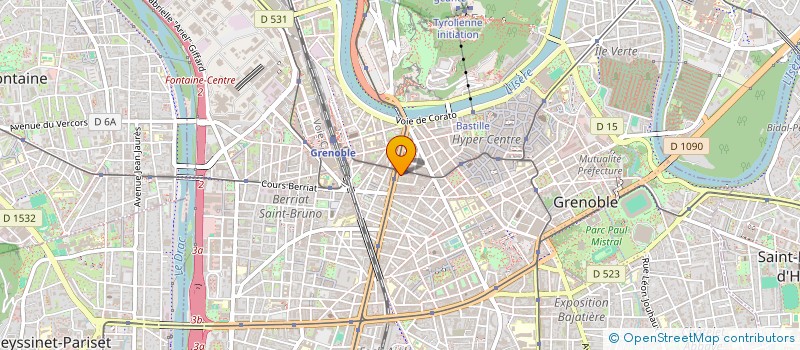 localisation de l'entreprise MADAME ALICIA CHABERT à GRENOBLE