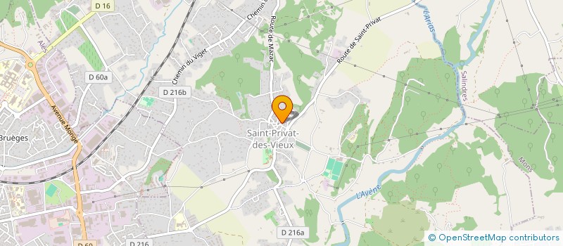 localisation de l'entreprise MADAME ALICIA CHAMBOREDON  SAINT-PRIVAT-DES-VIEUX