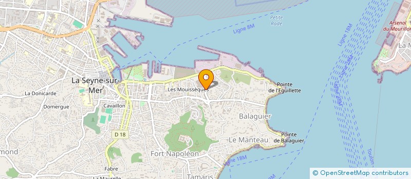localisation de l'entreprise MADAME ALICIA CHARBIT à LA SEYNE-SUR-MER