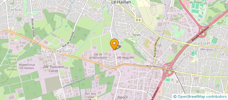 localisation de l'entreprise MADAME ALICIA CHEVALIER  LE HAILLAN