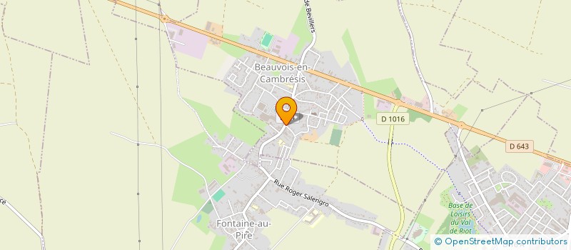 localisation de l'entreprise MADAME ALICIA CHOLIN  BEAUVOIS-EN-CAMBRESIS