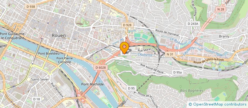 localisation de l'entreprise MADAME ALICIA CHOUQUET  SOTTEVILLE-LES-ROUEN