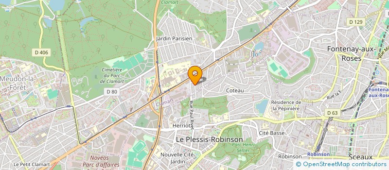 localisation de l'entreprise MADAME ALICIA COSTE à CLAMART
