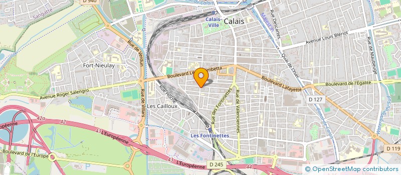 localisation de l'entreprise MADAME ALICIA COULOMB  CALAIS