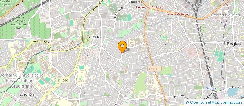 localisation de l'entreprise MADAME ALICIA COUNILH  TALENCE