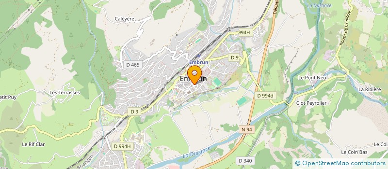 localisation de l'entreprise MADAME ALICIA CRUDU à EMBRUN