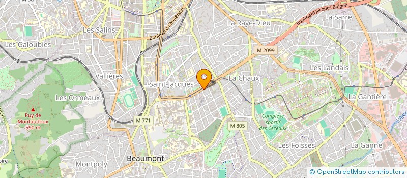 localisation de l'entreprise MADAME ALICIA CUERVA à CLERMONT-FERRAND