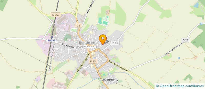 localisation de l'entreprise MADAME ALICIA DANEL  BOHAIN-EN-VERMANDOIS