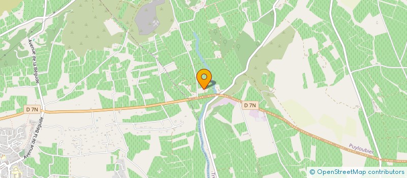 localisation de l'entreprise MADAME ALICIA DAUBY  PUYLOUBIER