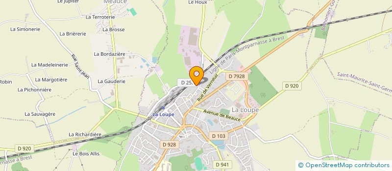 localisation de l'entreprise MADAME ALICIA DAVID à LA LOUPE