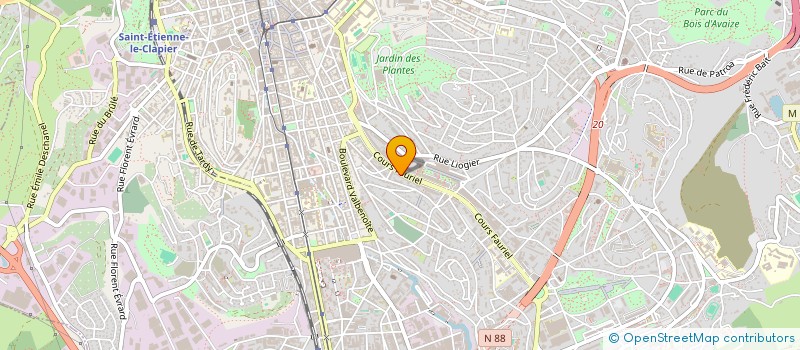 localisation de l'entreprise MADAME ALICIA DE FLORIS LAMOTTE à SAINT-ETIENNE