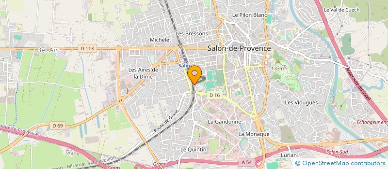 localisation de l'entreprise MADAME ALICIA DE LEO  SALON-DE-PROVENCE