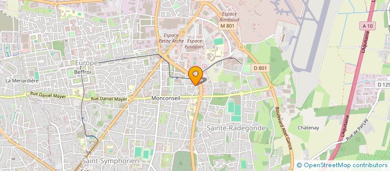 localisation de l'entreprise MADAME ALICIA DELAMARRE  TOURS