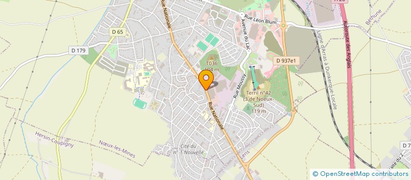 localisation de l'entreprise MADAME ALICIA DELANNOY  NUX-LES-MINES