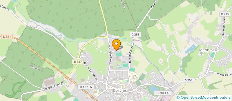 localisation de l'entreprise MADAME ALICIA DELATTRE  DESVRES