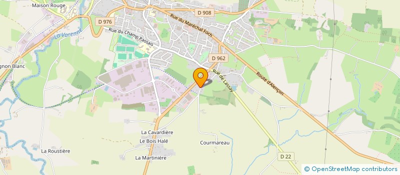 localisation de l'entreprise MADAME ALICIA DELAUNAY à DOMFRONT-EN-POIRAIE