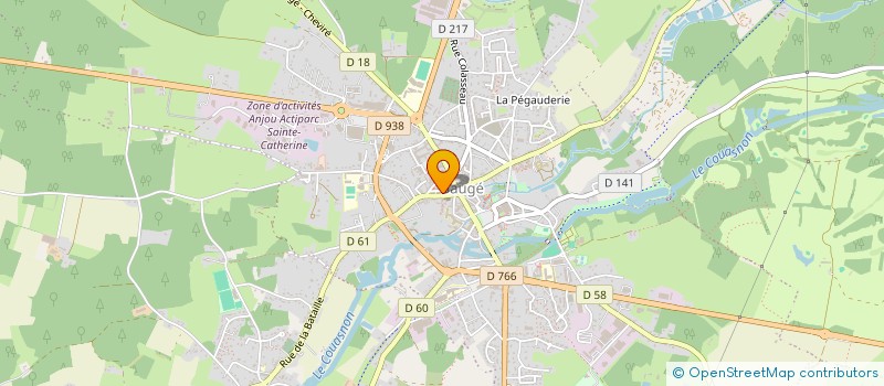 localisation de l'entreprise MADAME ALICIA DELEHAYE  BAUGE-EN-ANJOU