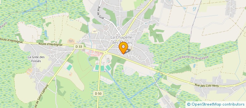 localisation de l'entreprise MADAME ALICIA DELENTE  LA CHAPELLE-DES-MARAIS