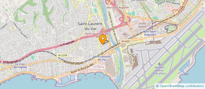 localisation de l'entreprise MADAME ALICIA DEMOISSON  SAINT-LAURENT-DU-VAR