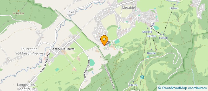 localisation de l'entreprise MADAME ALICIA DEROSE  METABIEF