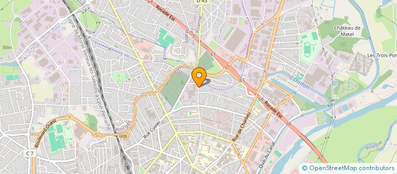 localisation de l'entreprise MADAME ALICIA DEVAUX  ROANNE