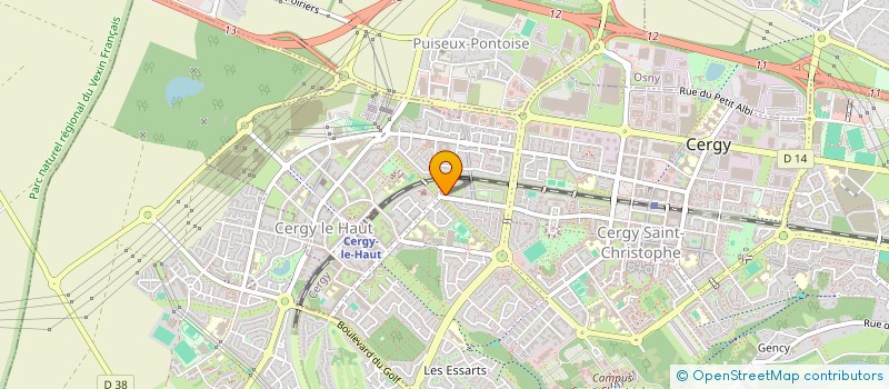 localisation de l'entreprise MADAME ALICIA DIOT  CERGY