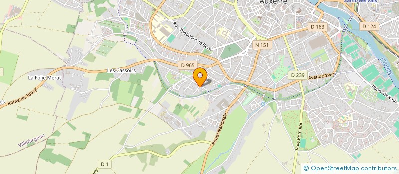 localisation de l'entreprise MADAME ALICIA DUFOUR à AUXERRE