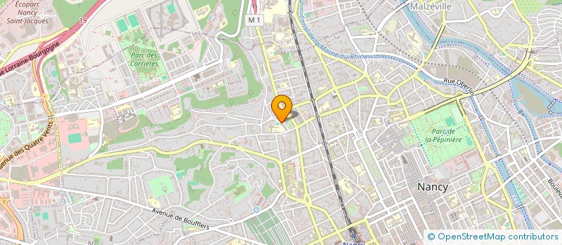 localisation de l'entreprise MADAME ALICIA DUPUIS  NANCY