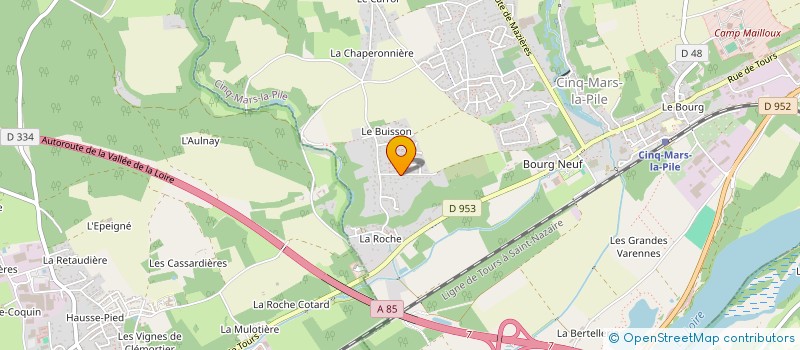 localisation de l'entreprise MADAME ALICIA DURO  CINQ-MARS-LA-PILE