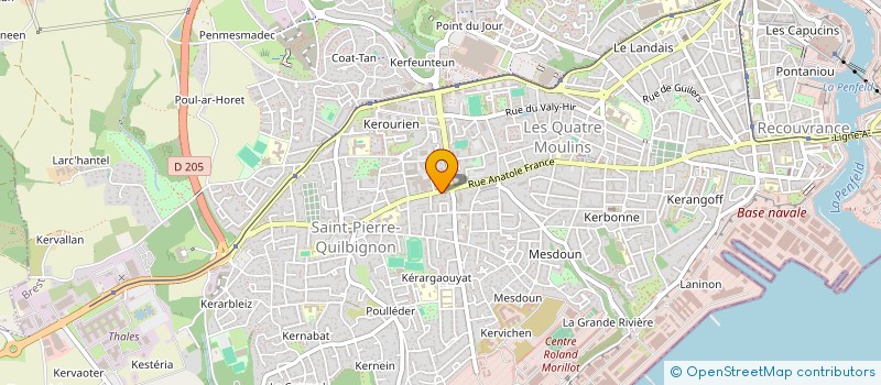 localisation de l'entreprise MADAME ALICIA ESCARMAND à BREST