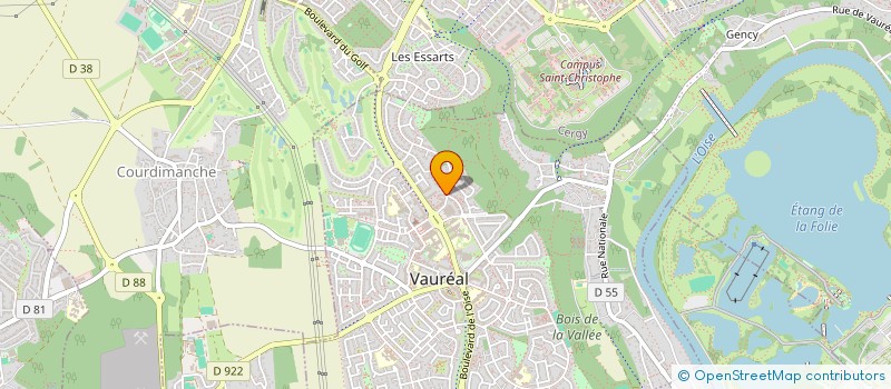 localisation de l'entreprise MADAME ALICIA ETTORI  VAUREAL