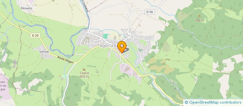 localisation de l'entreprise MADAME ALICIA FAGES  AGEN-D'AVEYRON