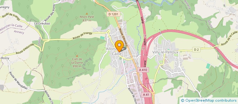 localisation de l'entreprise MADAME ALICIA FAYOLE  ALLONZIER-LA-CAILLE