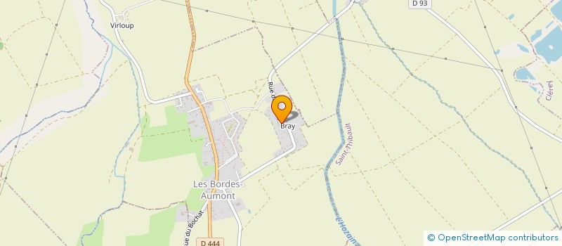 localisation de l'entreprise MADAME ALICIA FEVRE  LES BORDES AUMONT