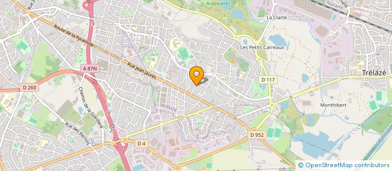 localisation de l'entreprise MADAME ALICIA FOUGEROUX à TRELAZE