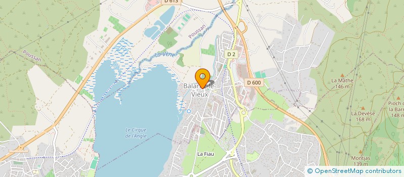 localisation de l'entreprise MADAME ALICIA FROUIN  BALARUC-LES-BAINS