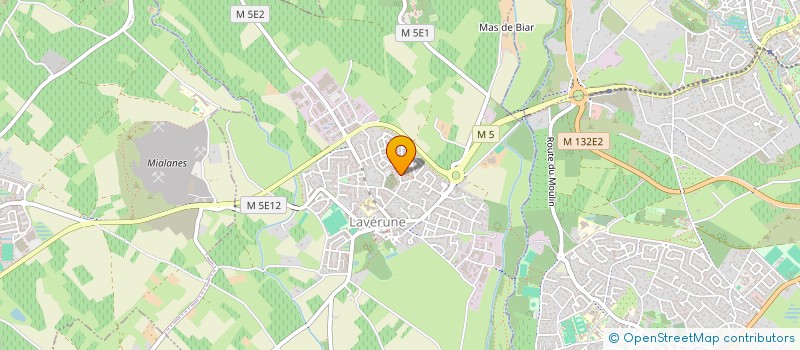 localisation de l'entreprise MADAME ALICIA FUENTES  LAVERUNE