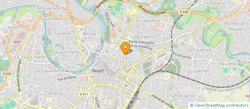 localisation de l'entreprise MADAME ALICIA GADY à NIORT