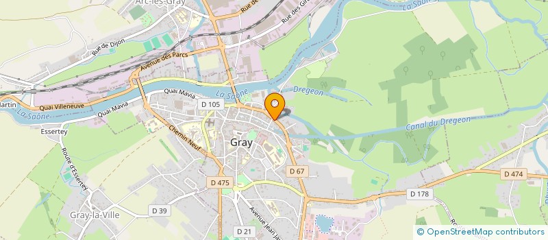 localisation de l'entreprise MADAME ALICIA GAUTHIER  GRAY